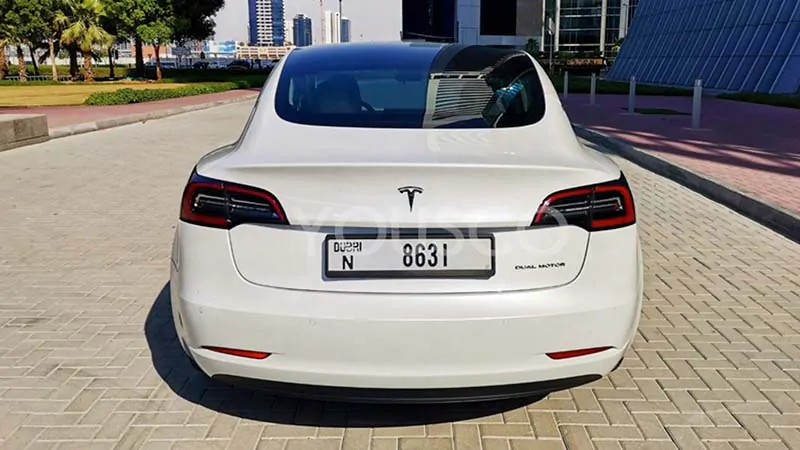 Tesla Model 3 rental dubai