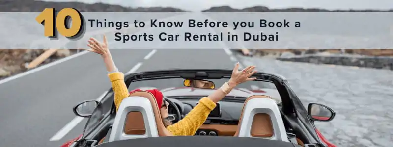 sports car rental in Dubai