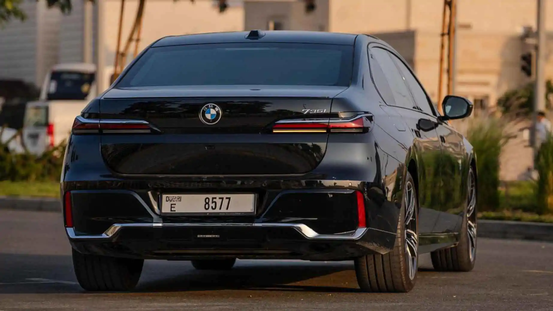 Rent BMW 735I in Dubai, Free Delivery, Without Deposit